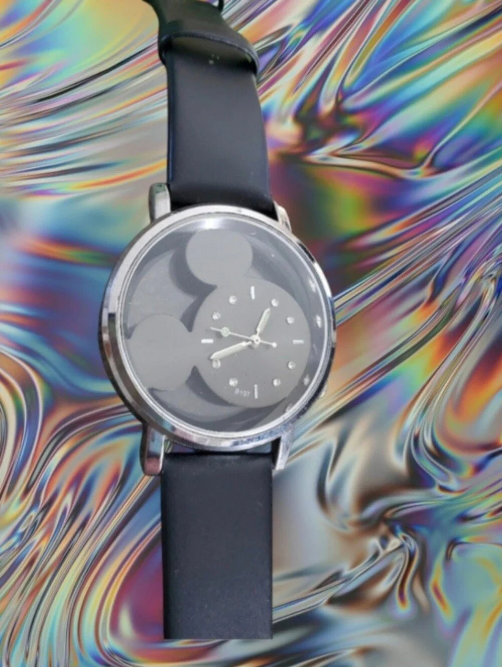 Black Mickey Mouse Watch